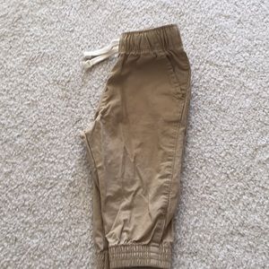 Khaki joggers